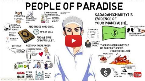 3 Characteristics Of The People Of Paradise About Islam
