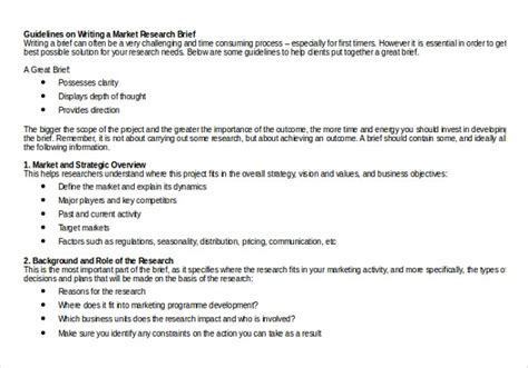 Research Brief Template Why Is My Research Proposal Important