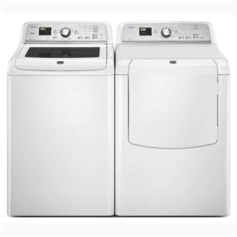 Maytag Bravos Xl 73 Cu Ft Steam Cycle Electric Dryer White At