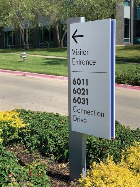 Las Colinas Connection Drive Site Vehicular Directional Sign Vds