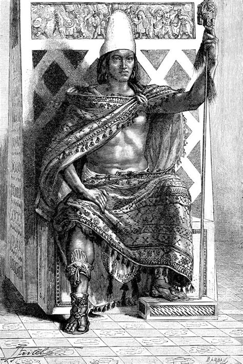Moctezuma Ii Ninth Tlatoani Aztec Photograph By British Library Pixels