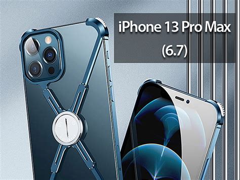 Iphone 13 Pro Max 67 Metal X Bumper Case With Finger Ring