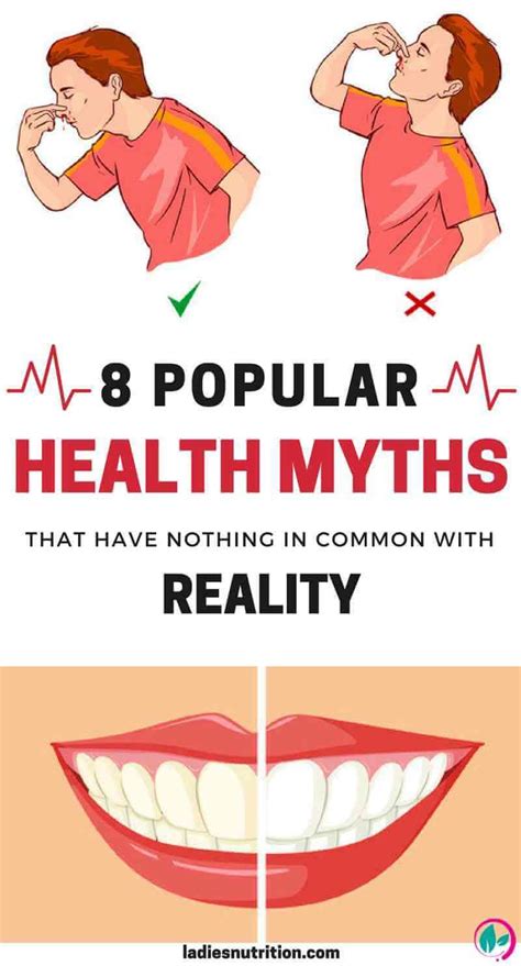8 Health Related Myths That Have Nothing In Common With Reality