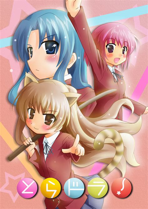 Aisaka Taiga Kawashima Ami And Kushieda Minori Toradora Drawn By