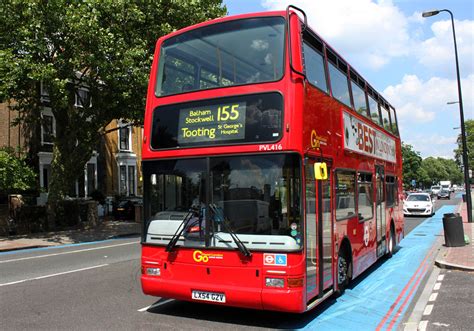 London Bus Routes Route 155 Elephant And Castle Tooting St George
