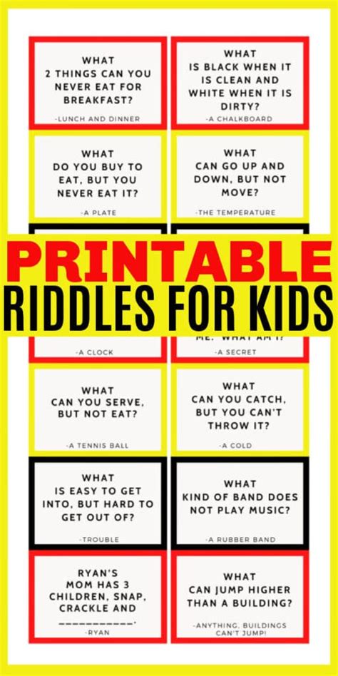 Free Printable Riddles With Answers Worksheets Esl Vault Free