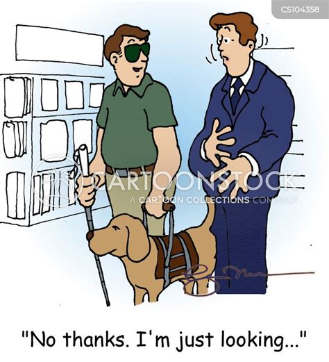 Blind Dog Cartoons And Comics Funny Pictures From Cartoonstock