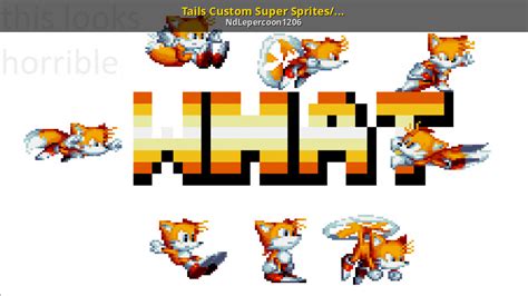 Tails Custom Super Spritessuper Tails Animations Sonic Mania Mods