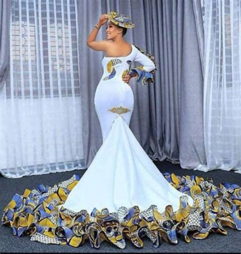 African Print Floor Dressafrican Party Dressafrican Clothing Etsy African Wedding Dress Ankara