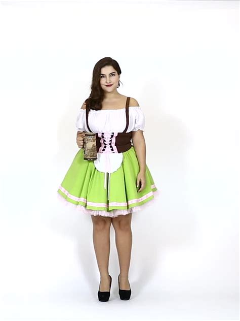 Oktoberfest Cosplay Beer Dress Girl Sexy Maid Dirndl Carnival Lingerie