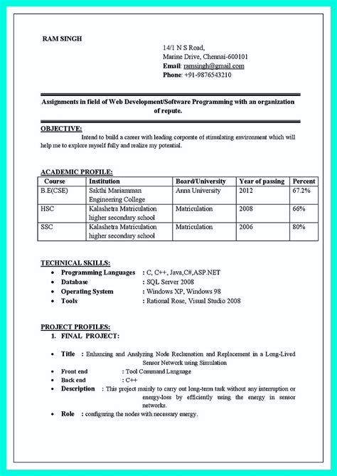 You may check out our 40 page resume format templates for freshers of engineering, mca, mba, bsc computer science degree. awesome The Perfect Computer Engineering Resume Sample to ...