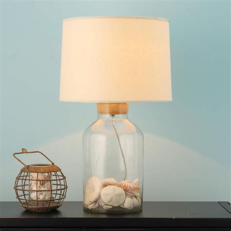 Fillable Glass Jug Table Lamp Large Shades Of Light Lamp Table Lamp Bedside Table Lamps