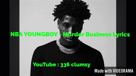 Nba Youngboy Murder Business Lyrics Youtube