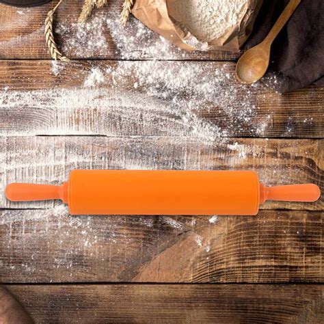 Dough Rolling Pin Food Grade Silicone Rolling Pin Durable For Pizza