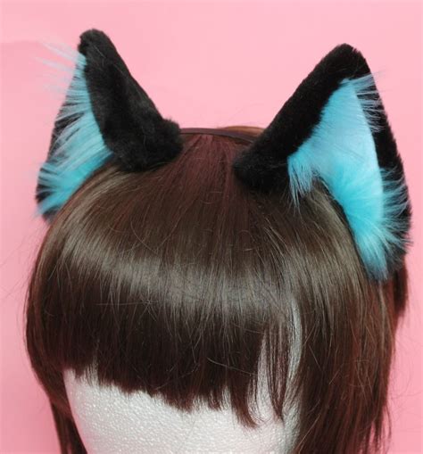Black Anime Girl Cat Ear Minimalis