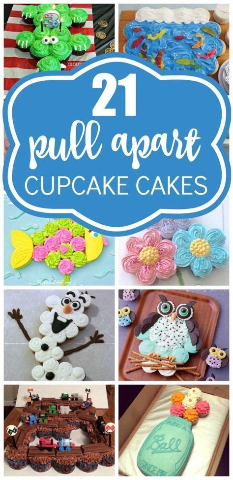 21 Pull Apart Cupcake Cake Ideas Pretty My Party Cupcake Cakes