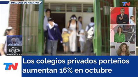 Las cuotas de los colegios privados porteños aumentan 16 en octubre y