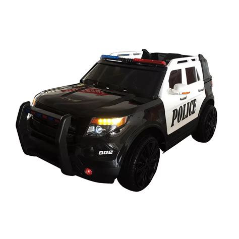 Kidsquad Police Cruiser 12v Ride On Toy Car The Home Depot Canada