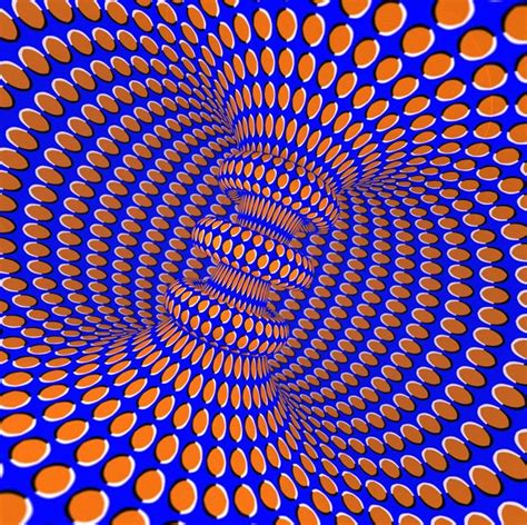 Optical Illusion Famous Revolving Spiral This Is Not A  Animation