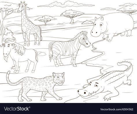 African Savanna Coloring Pages Home Design Ideas