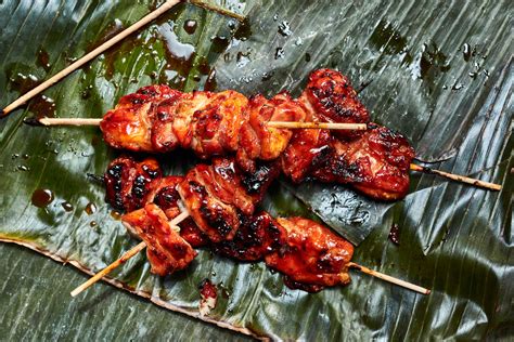 Filipino Chicken Barbecue Skewers Inihaw Na Manok Recipe Epicurious
