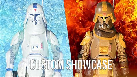 Custom Star Wars The Black Series Cold Assault Clone Trooper And Flame