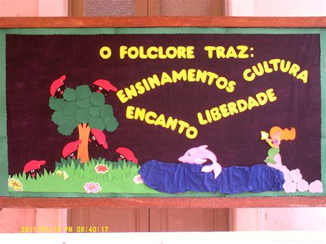 Cartaz Do Folclore Educação Infantil
