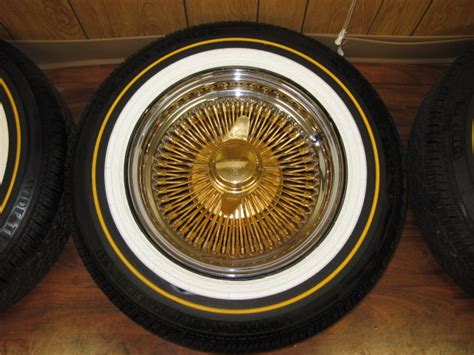New Triple Gold 14x7 Real Daytons With New 2057514 Vogue Tires
