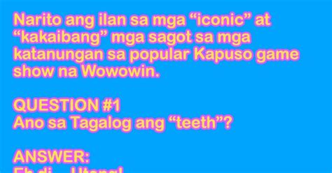 Tagalog Jokes Ano Ang Tawag