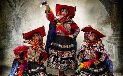 Ropa Tradicional Perú Cusco Machupicchu América Del Sur