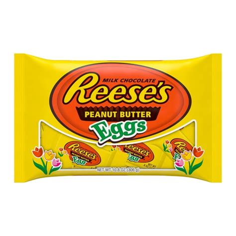 Reeses Milk Chocolate Peanut Butter Eggs Candy Easter 108 Oz Bag