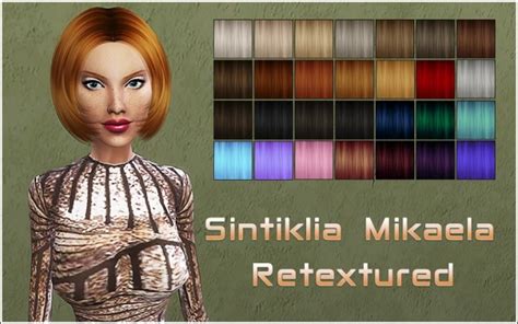 Sintiklia Mikaela Hair Retexture At Nylsims Sims 4 Updates