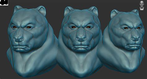Werebear Character Zbrushcentral