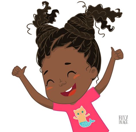 Happy Kids Png Clipart African American Kids Jumping Clipart Etsy