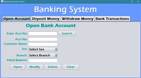 Online Banking System Project In Java With Source Code Mikemeva