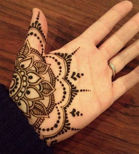 Beginner Henna Designs Easy Palm Henna Designs Hand Henna Tattoo