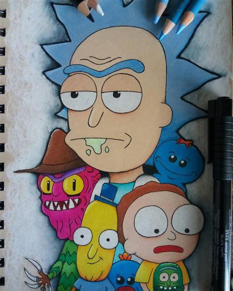 Discover the magic of the internet at imgur, a community powered entertainment destination. Trippy Pencil Rick And Morty Drawing ~ Drawing Easy