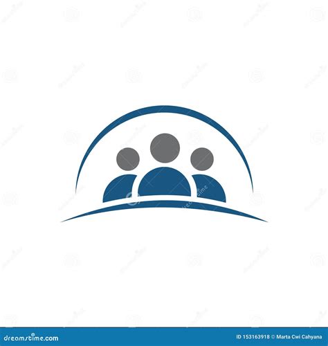 Group Of People Icon Friends Iconlogo Vector Illustration Stock