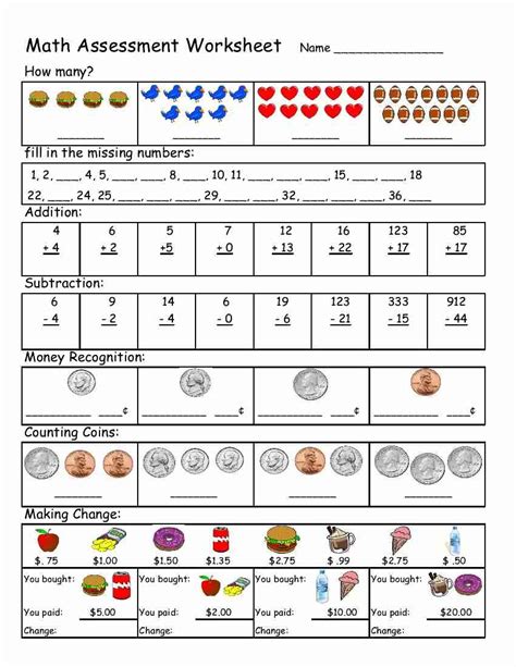 Math Worksheets For Special Needs Students Pdf