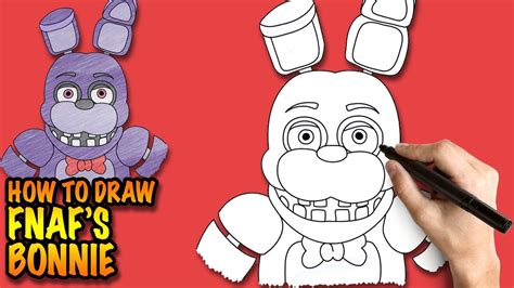 How To Draw Bonnie Fnaf Easy Step By Step Drawing Lessons For Kids