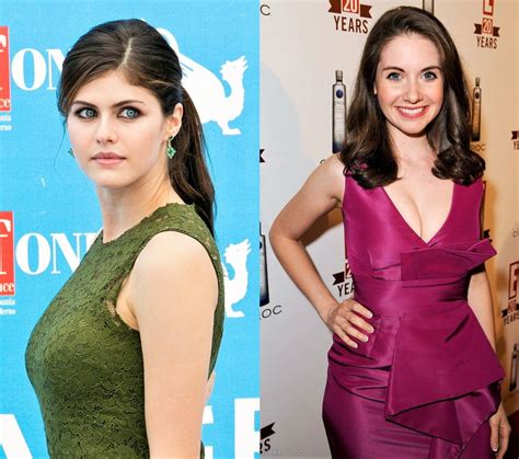 Alexandra Daddario Vs Alison Brie Fashion Peplum Dress Dresses