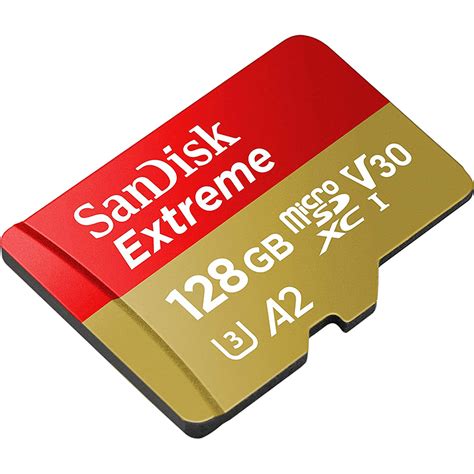 Sandisk Extrem A2 128gb Micro Sd Karte Klasse 10 U3 V30 Uhd Sdxc Tf