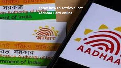 Know How To Retrieve Lost Aadhaar Card Online Dh Latest News Dh News
