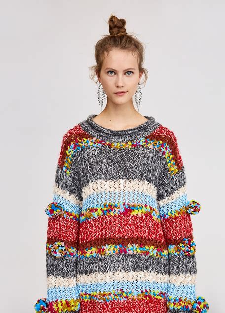 Pom Pom Sweater Sind Der Kuscheligste Herbst Trend Elle