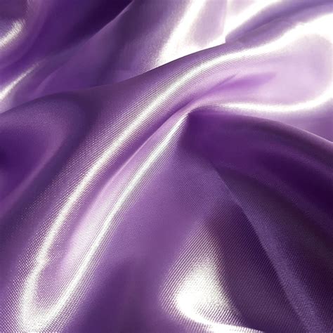 Lilac Purple Satin Charmeuse Fabric 58 By The Yard Light Etsy