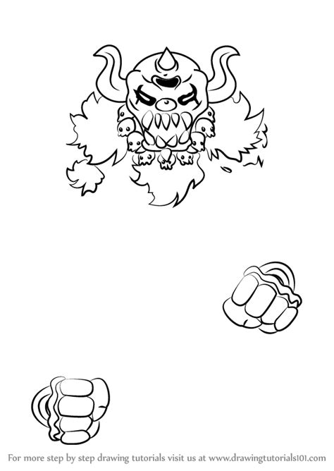 How To Draw Necrodeus From Kirby Kirby Step By Step