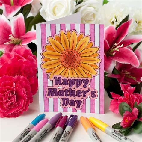 Mothers day card print out. Mother's Day Coloring Cards | 8 Pack - Sarah Renae Clark - Coloring Book Artist and Designer