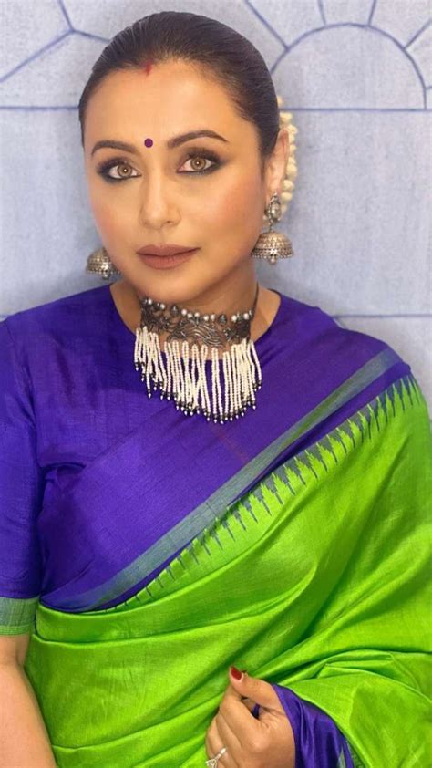 Rani Mukherjee Imperial Saree Looks