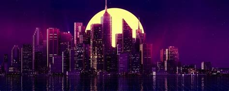 1200x480 Resolution Neon New York City 1200x480 Resolution Wallpaper