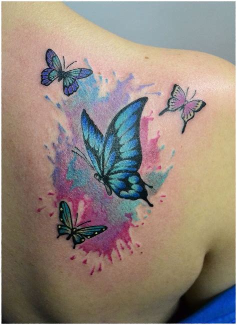 Best 25 Watercolor Butterfly Tattoo Ideas On Pinterest
